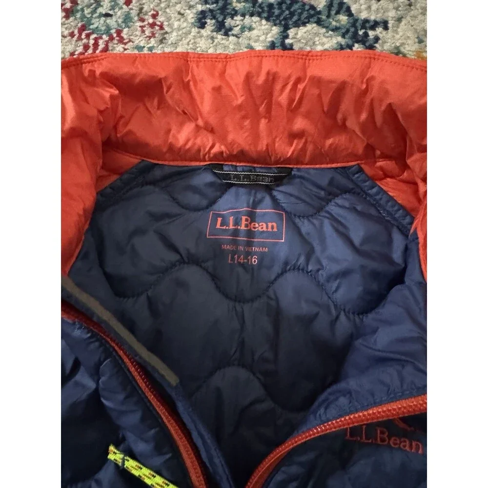 L.L.Bean Kids' Pathfinder Waterproof 3-in-1 Jacket in Navy Night Size L 14/16